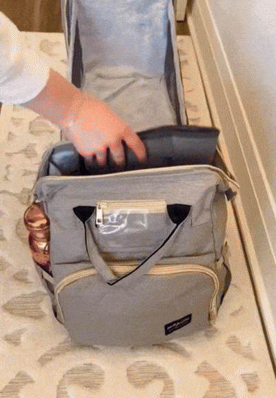 Nestigo – 3-in-1 Diaper Bag with Foldable Baby Bed